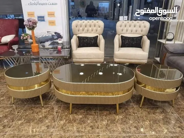 طرابيزات وسط طاولة وسط اكبر تشكيله يوجد توصيل طاولات معيشة