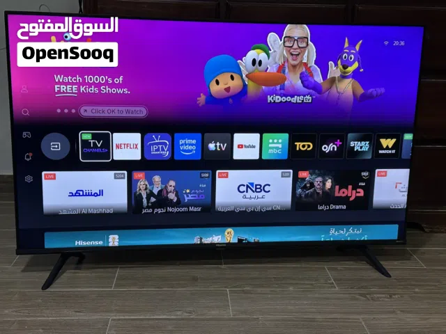 50” inch smart 4k UHD HISENSE TV