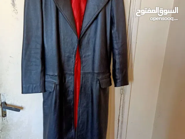 Veste cuir une vrai cuir haja bazaaf shaba ou twiila (long) tlabas XL/XXL prix dyalha 45000 DZ