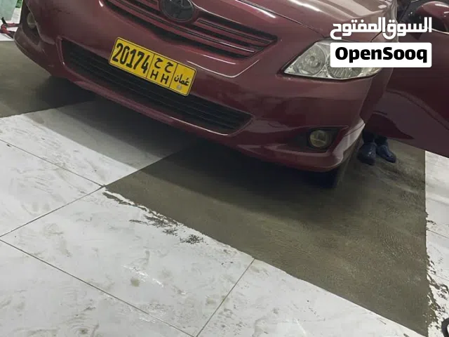 كرولا 2010 خليجيه قبل شهرين مصبوغه بالكامل مجدده اربع تواير جدد