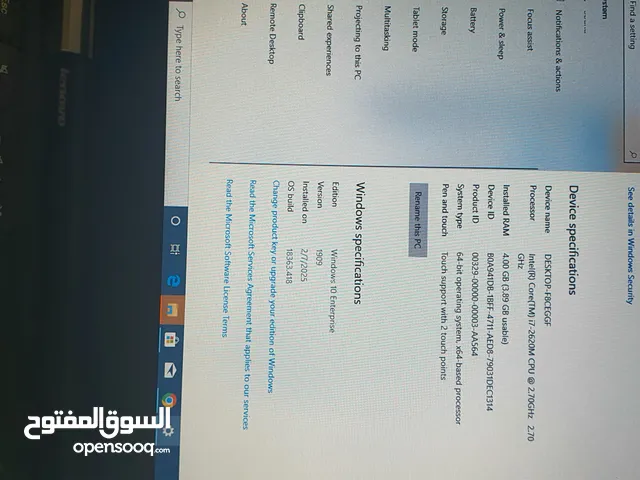 لاب لينوفو بحاله جيدة للبيع