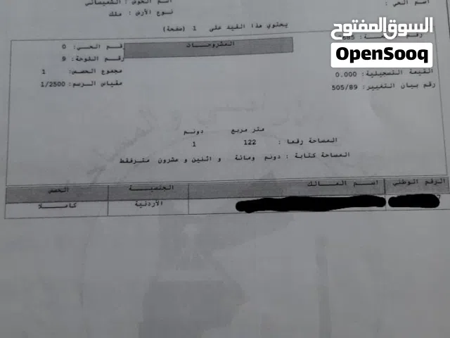 Residential Land for Sale in Amman Shmaisani