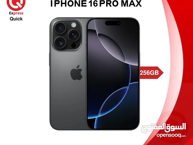 IPHONE 16 PRO MAX ( 256GB ) NEW /// ايفون 16 برو ماكس ذاكره 256 جيجا الجديد