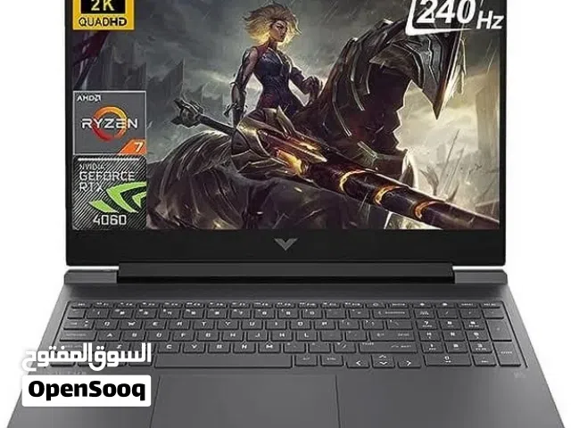 HP Victus Gaming Laptop - 240Hz NVIDIA GeForce RTX 4070 16 GB RAM  16.1 inch display QHD  EN/AR