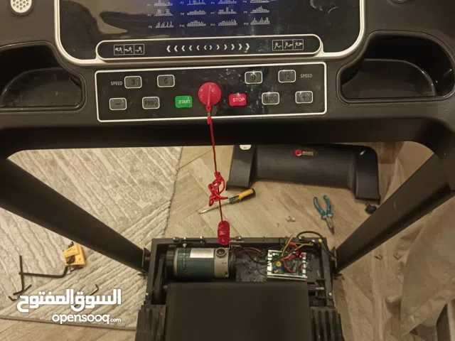#تصليح جهاز السير في العين   treadmill repair in alin gym machine