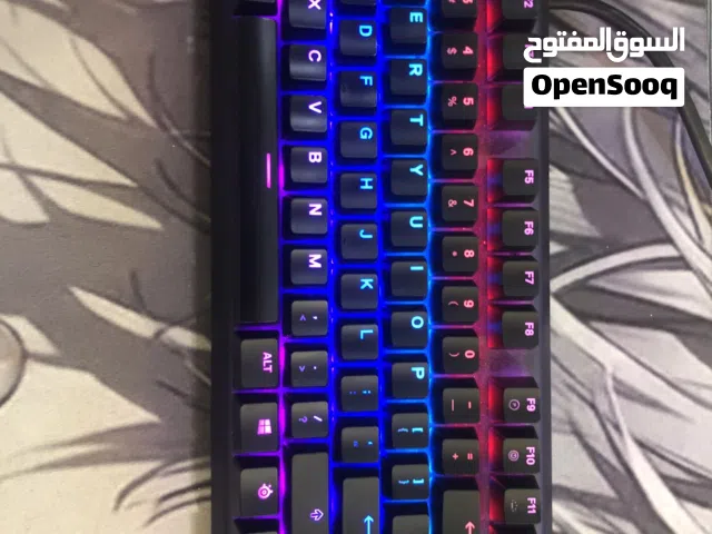 Stealseries apex 7tkl mechanical switches red linear