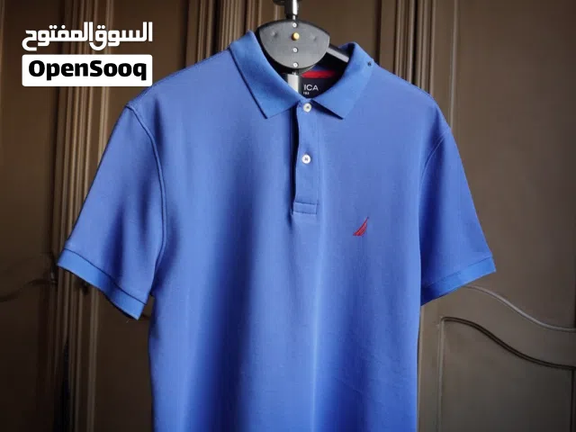 Nautica Polo L Classic Fit أزرق حالة ممتازة