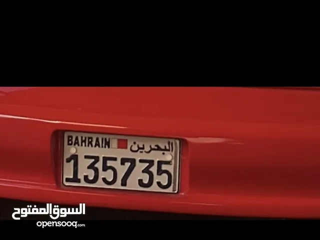 بيع رقم مميز مكون من ست ارقام 135735 على سيارة كومورو احمر موجود مالك واحد