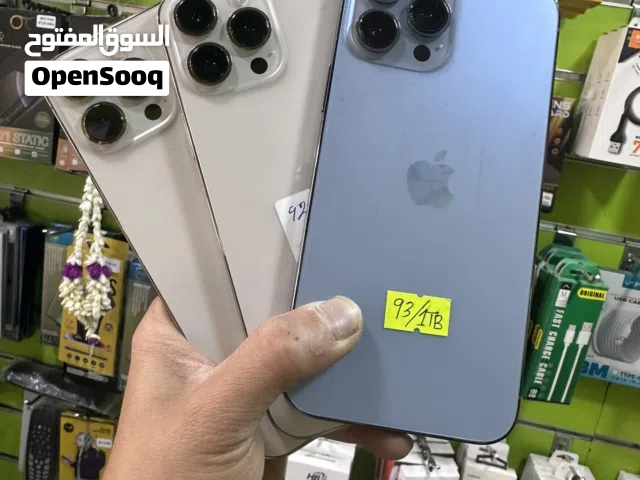 ايفونات 13 بروماكس ذاكره1 تيرا شرايح رسمي نظافه 10/10 بطاريات تسعينات وكاله