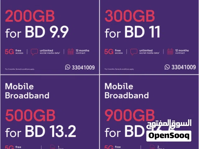 STC , 5G Mobile broadband, 5G home broadband, Fiber, Family plan