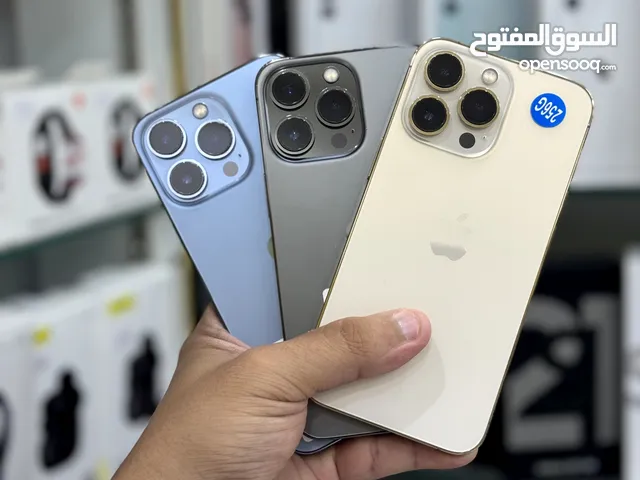 عرض خاص : iPhone 13 pro 256gb هواتف بحالة الوكالة بدون اي شموخ أو مشاكل مع ضمان و ملحقات و بأقل سعر