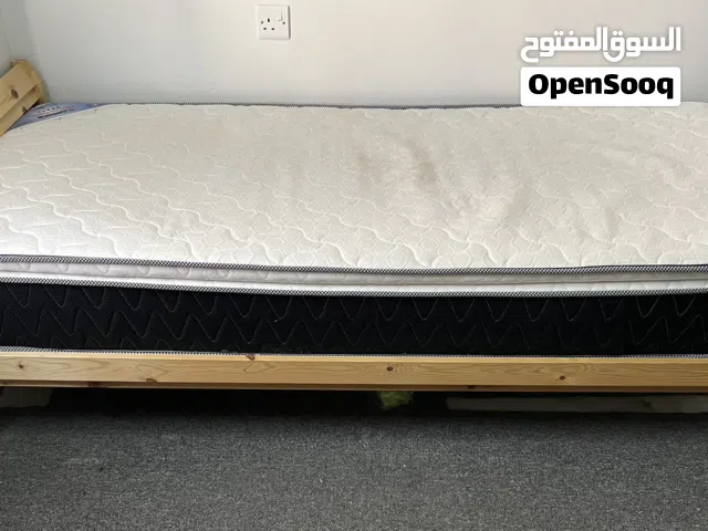 سرير ايكيا مع مرتبه bed frame with mattress