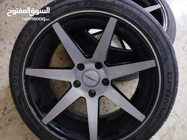 طقم جنط فوزن قياس 17 مع كوشوك ماليزي  طقم جنطات حديد قياس 15 خمس براغي مع كوشوك نصف عمر
