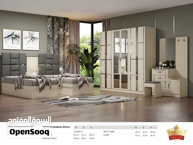 غرف نوم توينز صيني وتركي وتايلاندي أسعار تنافسية وجودة مميزةTwin Bedroom Sets Chinese, Turkish &