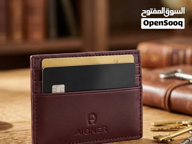 بوك محفظة براند AIGNER جلد فخخم بسعر مناسب