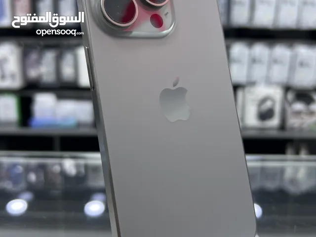 iPhone 15 Pro (256 GB) ايفون 15 برو مستعمل بحالة جيدة جدا كفالة الشركة ل12/8/2025  بطارية 100٪؜