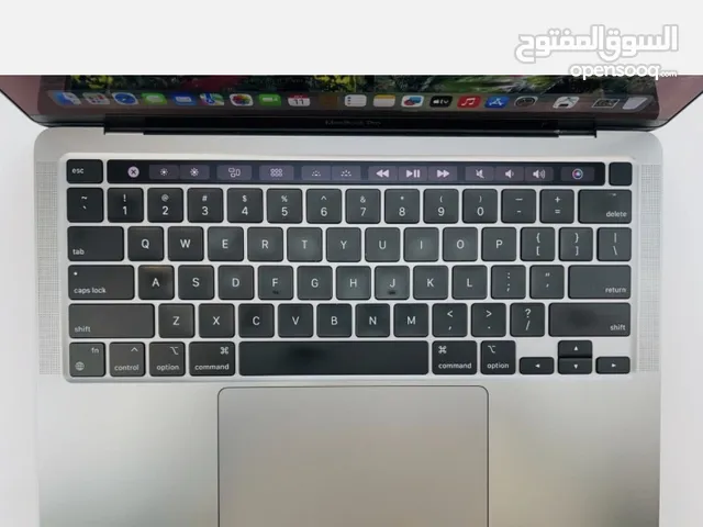 لاب توب ماك بوك برو ، للبيع شبه جديد بالكرتون ، MacBook Pro 13-inch M1 2020