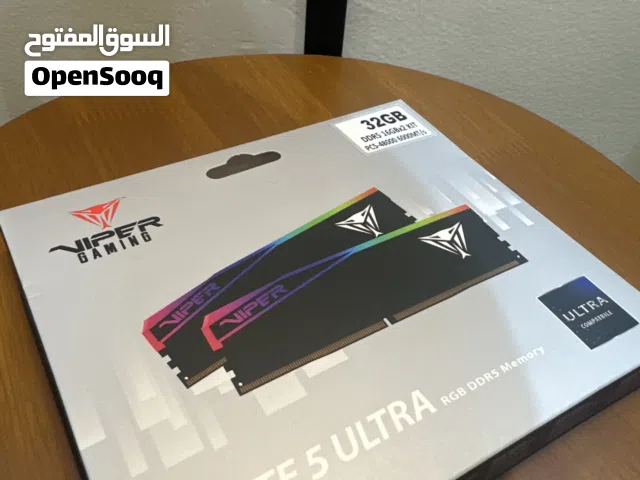 رام DDR5 Ram 32GB 6000MHz RGB جديد  Viper Elite