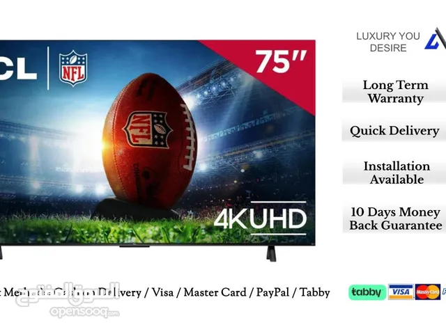 TCL 75 Inch LED Ultra HD 4K HDR Smart TV - 75S451 - New - With Warranty