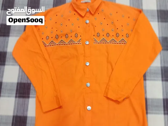 قميص نسائي برتقالي للبيع،قياس 38 سعر 7000دينار عراقي.