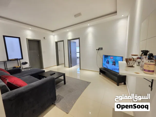 شقة غرفتين وصاله بوشر ،شارع المها ،للايجار اليومي