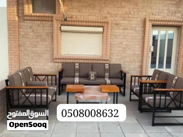 كراسي حديد خارجية جلسات مراكيز