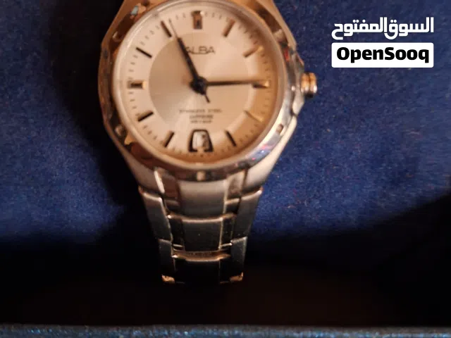ساعه ماركة آلبا مستعمله اشي بسيط للبيع