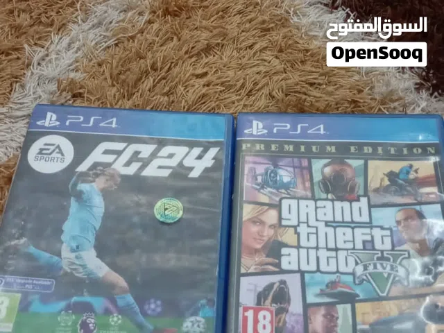 للبيع شريط فيفا وشريط جراند فايف لسوني 4