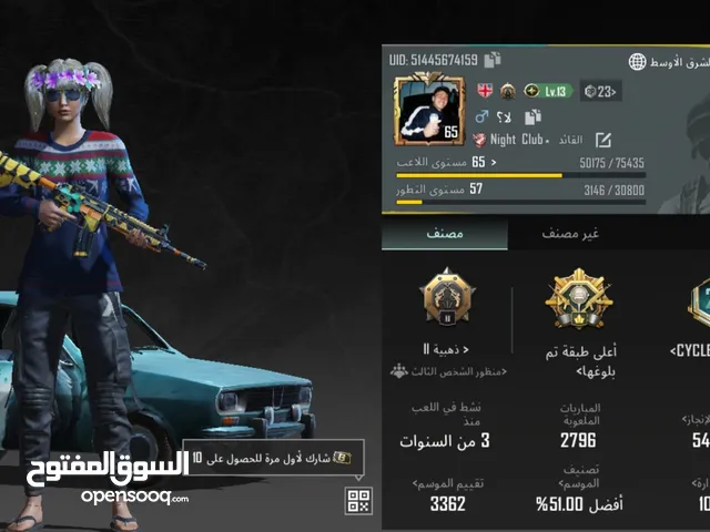 Pubg Accounts and Characters for Sale in Amman