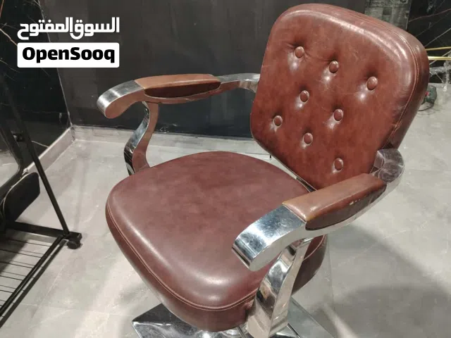كرسي حلاقة ستاتي ورجالي جلد