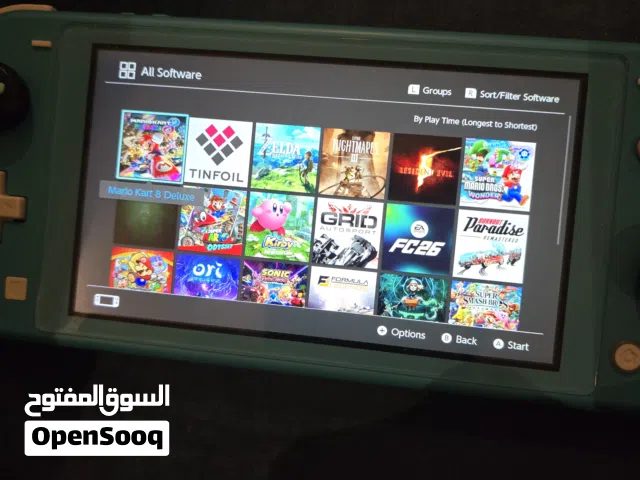 نينتيندو سويتش لايت مهكر مع ذاكرة samsung 512