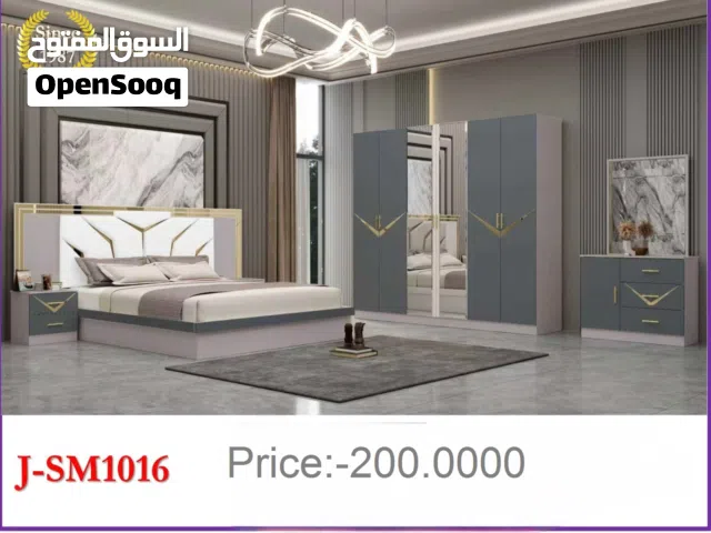 طقم غرفة نوم مكون من 6 قطع مع مرتبة طبية بسمك 12 سم  Bed Room Set 6pcs With 12cm Medical Mattress