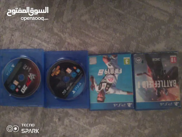سيديهات بلاستيشن 4 للبيع غير قابل للبدل اقرأ الوصف
