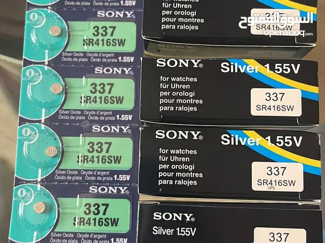 بطاريات سوني اصليه 337 sr416sw متعدده الاستعمالات