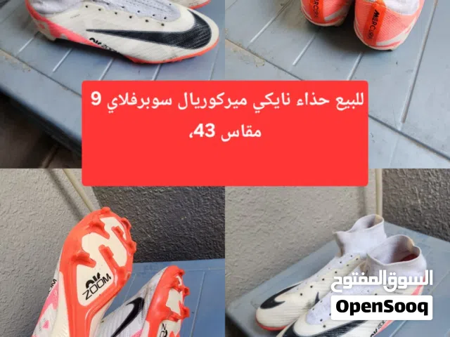 حذاء نايكي ميركوريال سوبرفلاي9 مقاس 43 مستعمل نظيف  Nike Mercurial  Superfly 9 Shoes,  Size 43