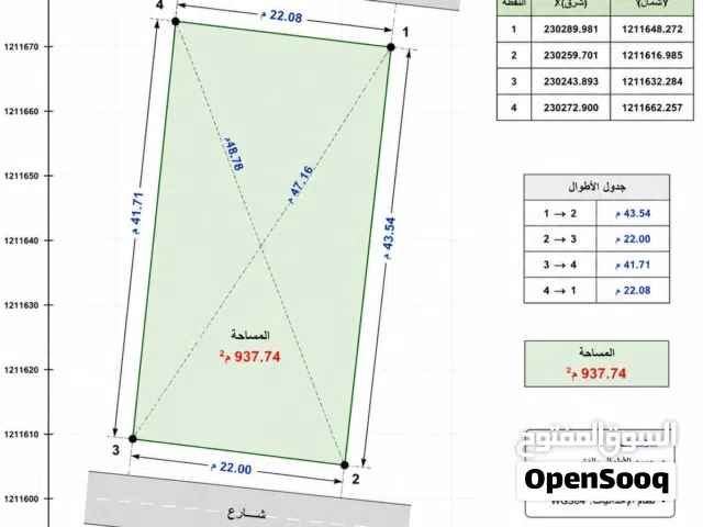 Residential Land for Sale in Irbid Aydoun