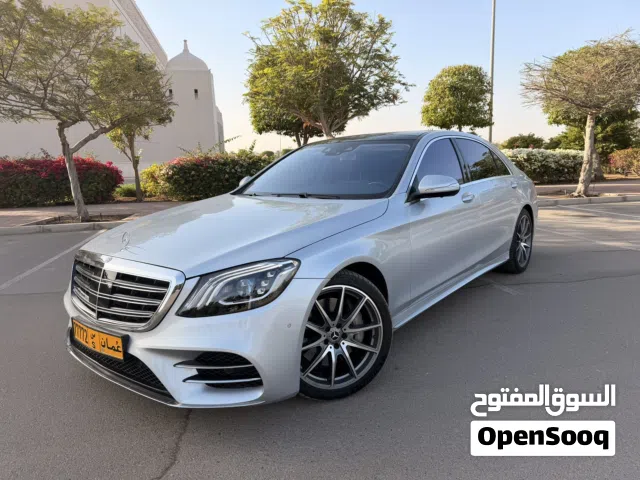 Mercedes Benz S560 Model 2019 نظيفه جداً وممشى بسيط