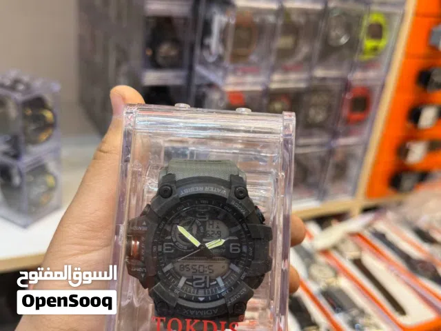 ساعات جي شوك تعمل على البطاريه سير مطاط مرن اصلي