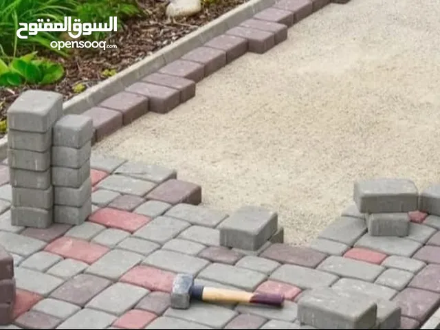 عملي هو حرق الطلاء وقفل الانترلوك مع المقاول