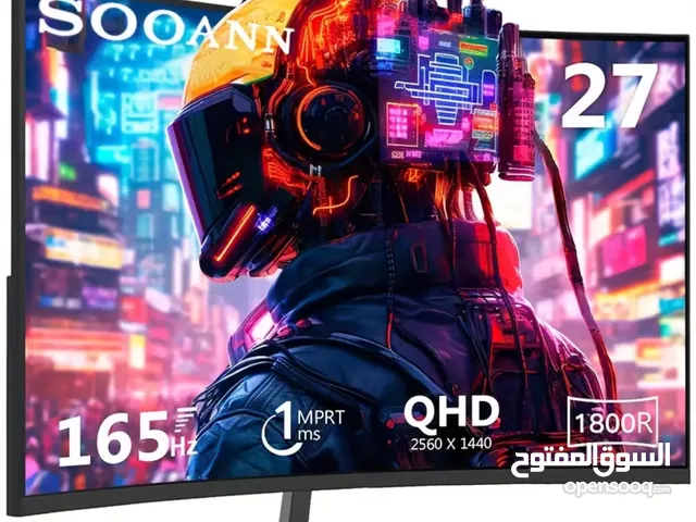 متوفر شاشات 2K 27 165hz بأقل الاسعار جديد
