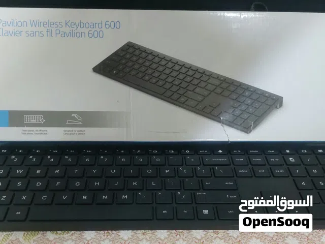 HP Pavilion Wireless Keyboard 600 - Perfect for Comfort and Efficiency - new كيبورد hp لاسلكي جديد