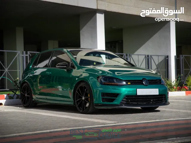 GOLF R 2015 ستوك إمكانية البدل وارد رخصة وتامين 280 حصان لون مميز عداد 180 الف فل اصافات