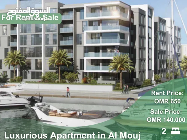 Luxurious Apartment for Rent or Sale in Al Mouj  REF 120TA