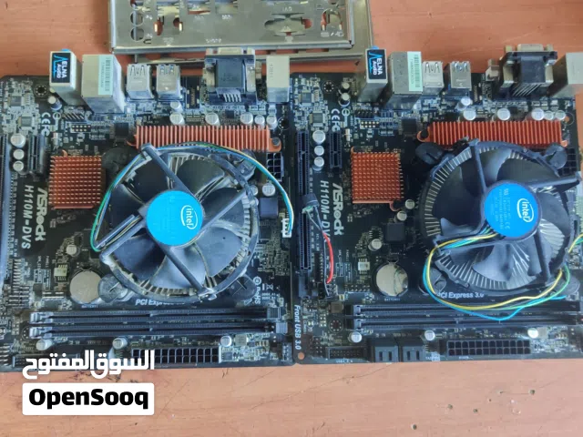 لوحتين H110 من نوع ASRock  بمعالجات i5-7 I3-7 موجودات في بيت لحم ومتوفر توصيل