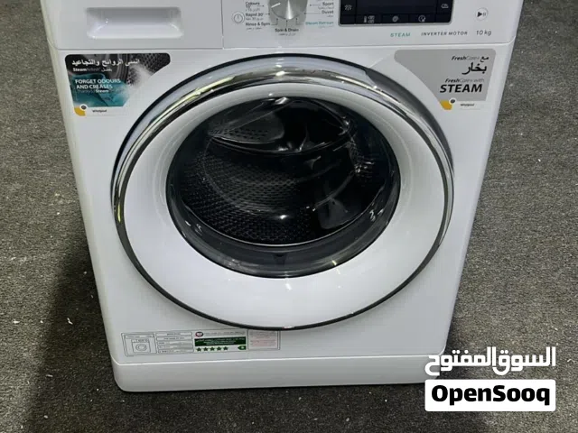 whirlpool full automatic washing machine 10 kg steam cleaning option super clean