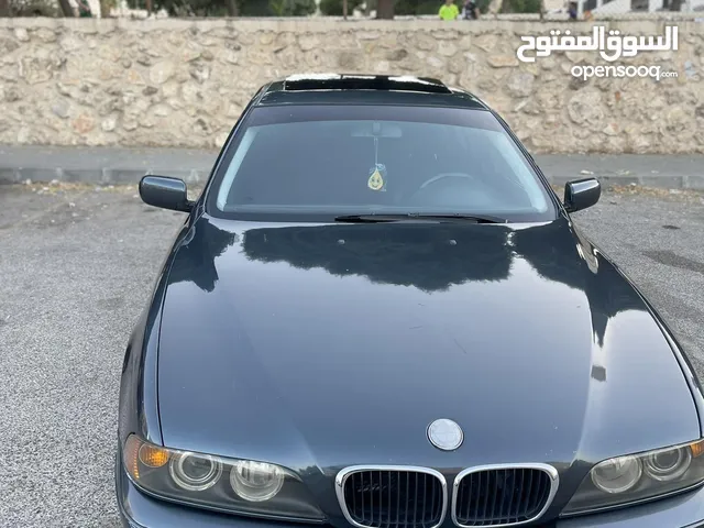 بي ام e39 دب 520i موديل 1999 اصلي فحص كامل ثاني مالك في الاردن قابل للفحص في داخل الشركة