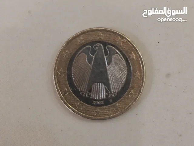 قطعة يورو نادرة جدا المانية المنشأ مواليد 2002 شي نادرة كلما يبقى يزداد سعره بكثير جدا