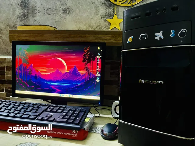 كمبيوتر ويندوز 10 وعلي كرت شاشة وكالة بسعر مناسب لتواصل واتساب رقم بلوصف
