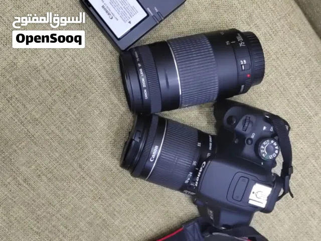 Canon 700d with 2 lens 18-55 kit lens and 75-300 Zoom lens