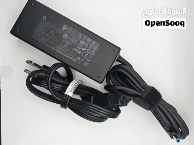 شاحن لابتوب HP اصلي مستعمل مع كيبل بور 90W  19.5فولت 4.62 امبير